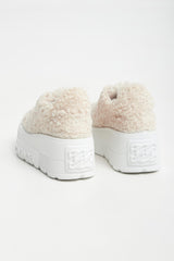 Sneakersy Senales Faux Fur Casadei Casadei